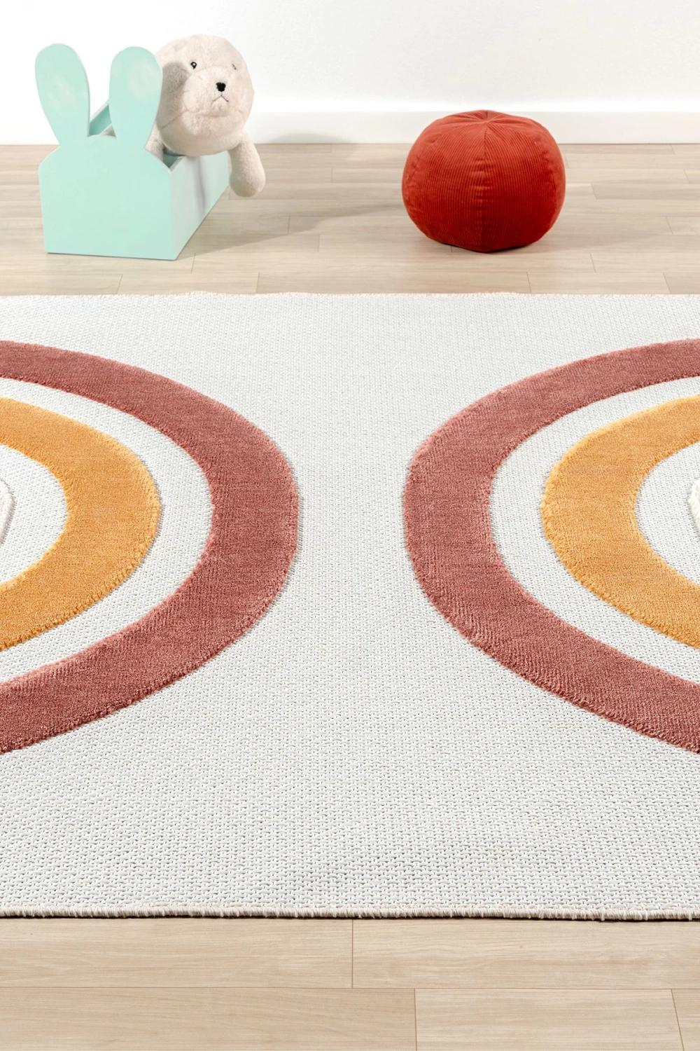 Yıkanabilir Dokuma Taban Bebek Çocuk Odası Halısı Leke Tutmaz Antibakteriyel Antialerjik AYAZ 11