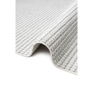 Beyaz Gri Yumuşak Dokulu Halı Kilim Salon Mutfak Koridor Yolluk Dokuma Makine Halısı 0014