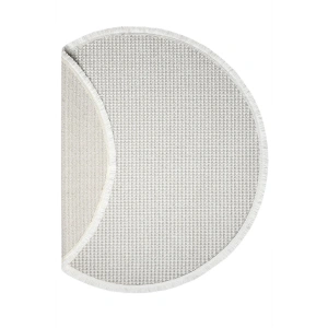 Beyaz Gri Yumuşak Daire Halı Kilim Salon Mutfak Koridor Yolluk Dokuma Makine Halısı 0014 DAİRE