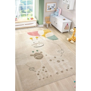Yumuşak Dokuma Halı Zürafa Figürlü Leke Tutmaz Bebek Odası Çocuk Odası Genç Odası Halısı ZÜRAFA