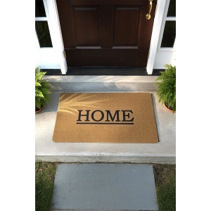 Kapı Önü Paspası Home Ev Doğal Koko Paspas Kaydırmaz 45 x 70 Cm
