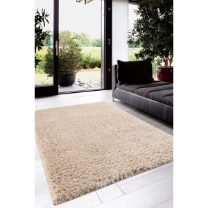 Bej Sütlü Kahve Peluş Dokuma Halı Oturma Odası Salon Çocuk Odası Yatak Odası Halısı BEJ