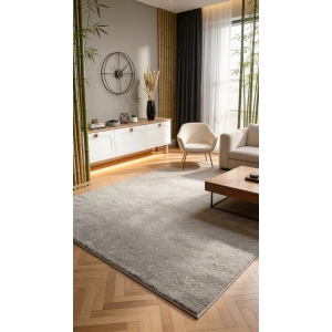 Dokuma Halı Gri Yumuşak Halı Yolluk Çocuk Yatak Odası Oturma Odası Salon Mutfak Halısı GRİ