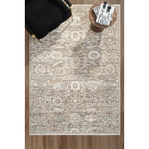 Eskitme Vintage Çiçekli Halı Bambu Polyester Oturma Odası Salon Mutfak Halısı 3