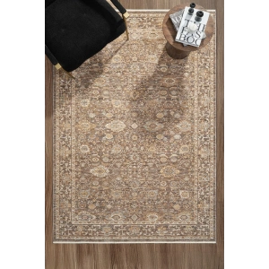 Eskitme Vintage Halı Bambu Polyester Oturma Odası Salon Mutfak Halısı 6