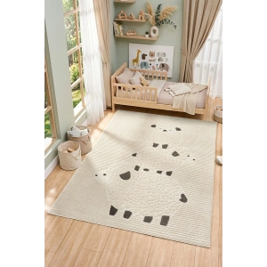 Yumuşak Dokuma Halı Kuzu Figürlü Leke Tutmaz Bebek Odası Çocuk Odası Genç Odası Halısı KUZU