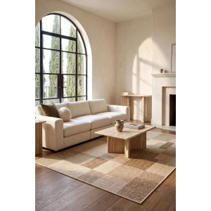 Naturel Jüt Halı Modern Örme Toz Vermez Kaymaz Taban Balkon Salon Bahçe Mutfak Halısı 1