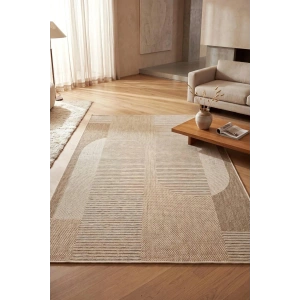 Naturel Jüt Halı Modern Örme Toz Vermez Kaymaz Taban Balkon Salon Bahçe Mutfak Halısı 5
