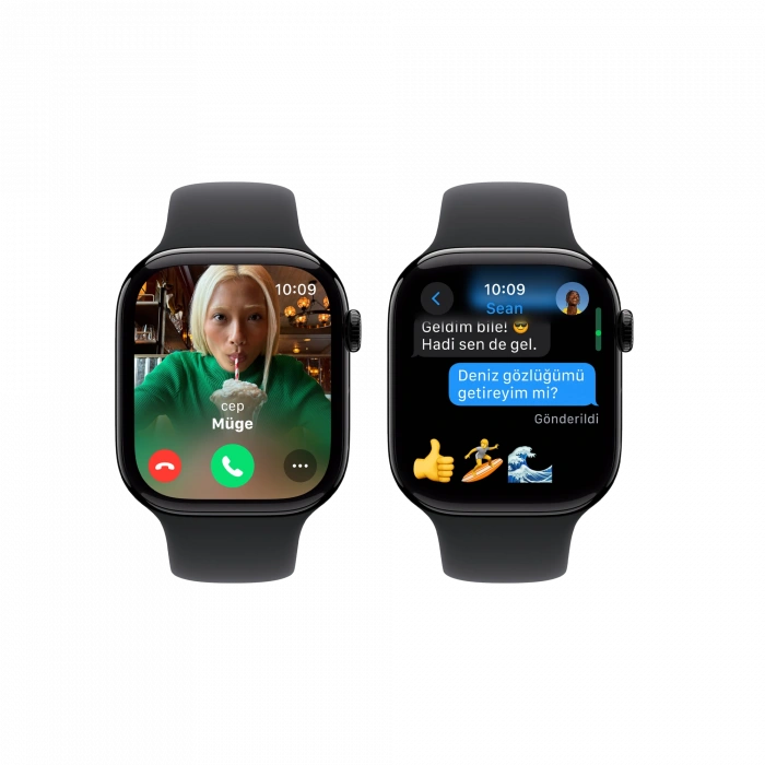 APPLE Apple Watch 10 GPS 42mm Siyah SB-M/L Akıllı Saat