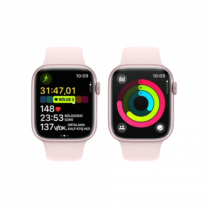 APPLE Apple Watch S9  41mm Pembe SB - M/L Akıllı Saat