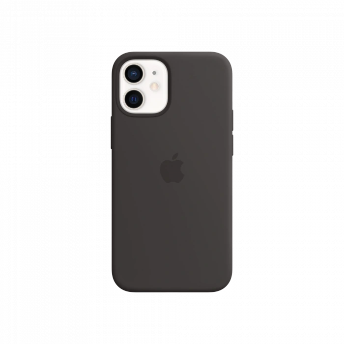 APPLE iPhone 12 mini Silikon Kılıf Siyah Cep Telefonu Aksesuar