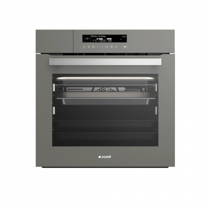 ARÇELİK 9785 BG Grion (Gri Cam) Ankastre Fırın