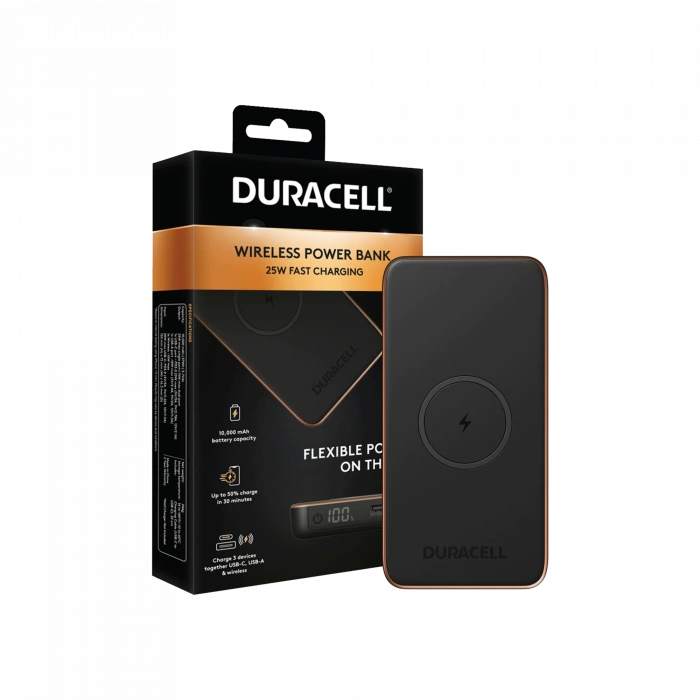 Duracell DURACELL 10000 PBANK 25W BLACK Powerbank