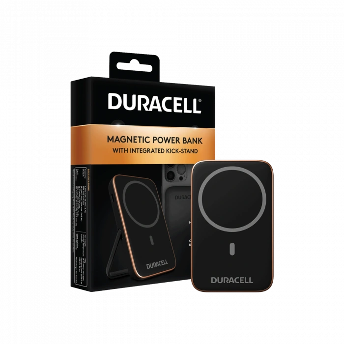 Duracell DURACELL 5000 PBANK MAGSAFE 12W BLACK Powerbank