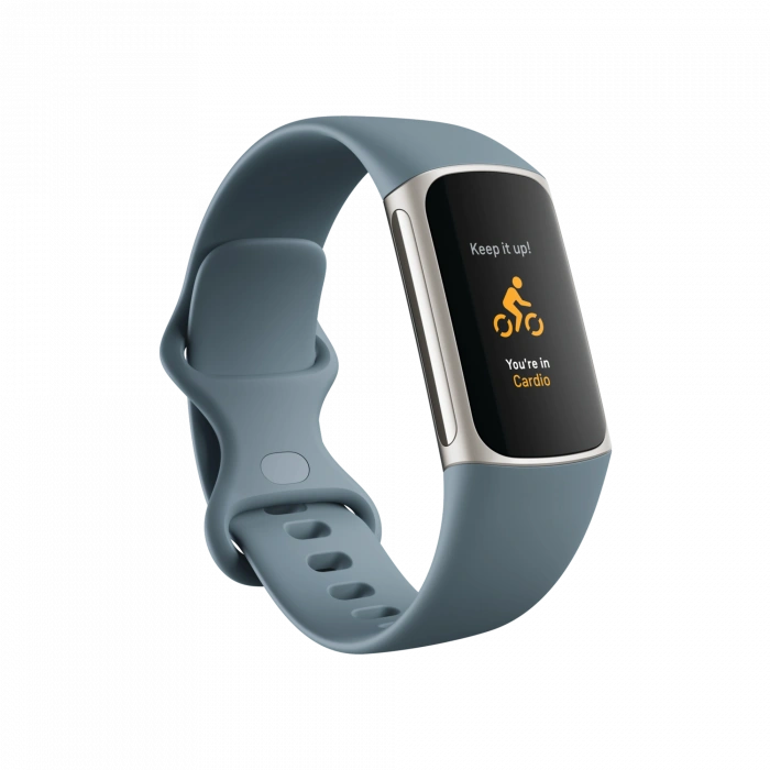 FITBIT Fitbit Charge 5 - Çelik Mavi/Platin Akıllı Bileklik Giyilebilir Teknoloji