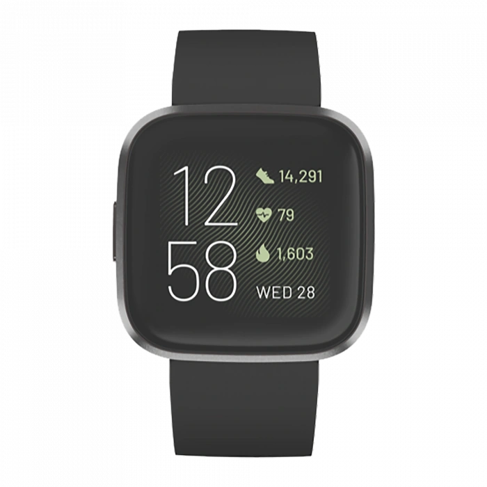 FITBIT FITBIT VERSA 2 Black/Carbon Giyilebilir Teknoloji