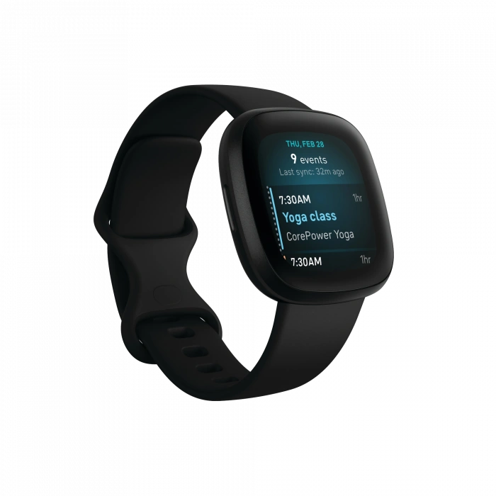 FITBIT Fitbit Versa 3 - Siyah Akıllı Saat Giyilebilir Teknoloji