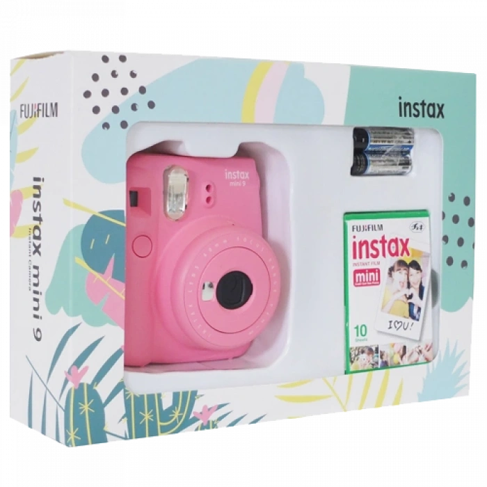 FUJIFILM INSTAX MINI 9 MINI BOX FLA PINK Fotoğraf Makinesi
