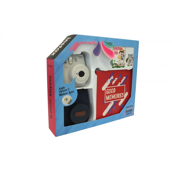 FUJIFILM Mini 9 Box Scrapbook SMO White Fotoğraf Makinesi