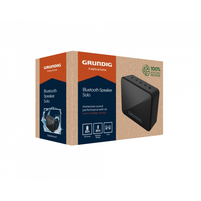 GRUNDIG Grundig Solo BT Hoparlör Siyah Hoparlör