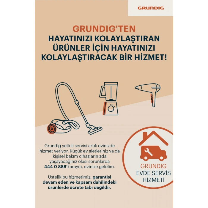 GRUNDIG HD 2509 R Saç Kurutma Makinesi
