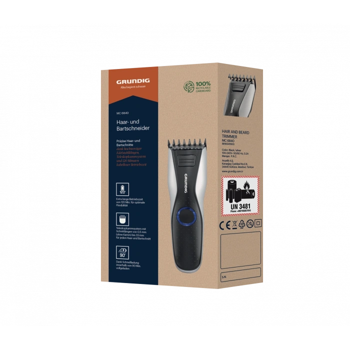 GRUNDIG MC 6840 Saç Sakal Kesme Makineleri