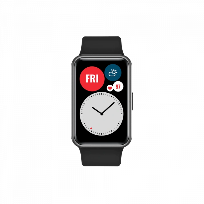 HUAWEI New Huawei Watch Fit STIA-B09 Black Giyilebilir Teknoloji