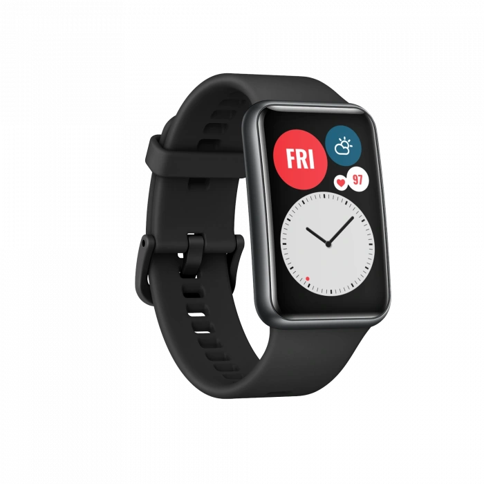HUAWEI New Huawei Watch Fit STIA-B09 Black Giyilebilir Teknoloji