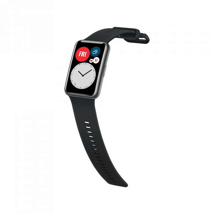 HUAWEI New Huawei Watch Fit STIA-B09 Black Giyilebilir Teknoloji