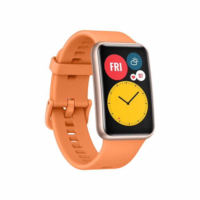HUAWEI New Huawei Watch Fit Stia-B09 Orange Giyilebilir Teknoloji