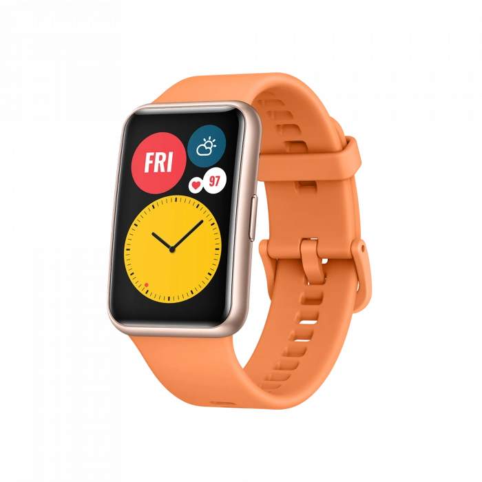HUAWEI New Huawei Watch Fit Stia-B09 Orange Giyilebilir Teknoloji