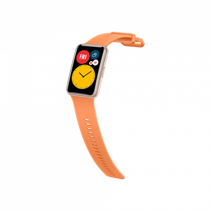 HUAWEI New Huawei Watch Fit Stia-B09 Orange Giyilebilir Teknoloji