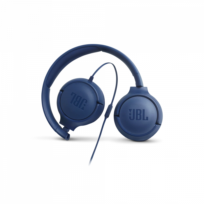 JBL JBL T500 Kablolu Mik. Kulaklık Mavi Kulaklık