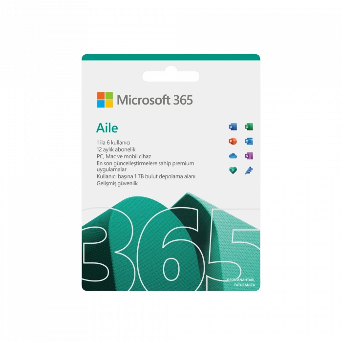 MICROSOFT Microsoft 365 Aile Türkçe Bilgisayar Çevre Birimleri
