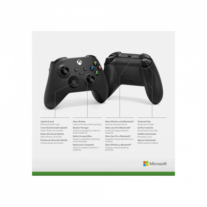 MICROSOFT Microsoft Xbox Cntlr (Gen9) Carbon Black Oyun Konsolu Aksesuarları