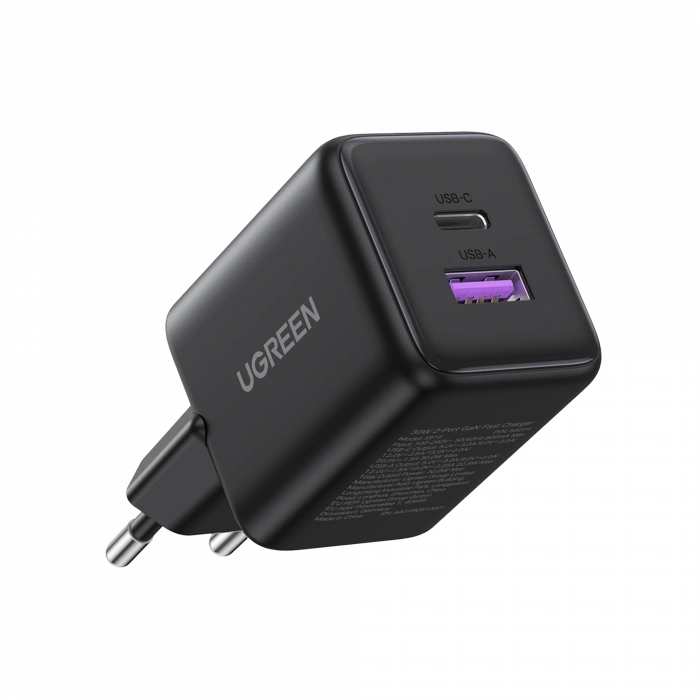 UGREEN UGREEN 30W 2 Portlu Hızlı Şarj Cihzı Syh Cep Telefonu Aksesuar