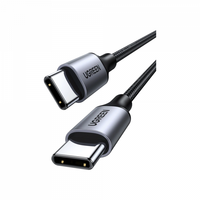 UGREEN UGREEN USB-C 60W Örgülü Kablo Syh 1M Cep Telefonu Aksesuar