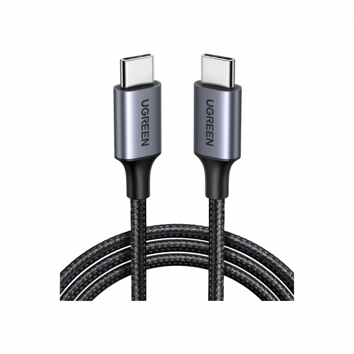 UGREEN UGREEN USB-C 60W Örgülü Kablo Syh 1M Cep Telefonu Aksesuar