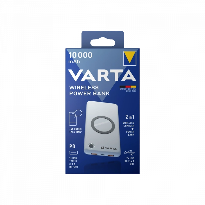 Varta VARTA Wireless Powerbank 10000mAh Powerbank