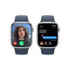APPLE Apple Watch S9 45mm Gümüş-Mavi SB-S/M Akıllı Saat