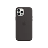 APPLE iPhone 12 Pro Max Silikon Kılıf Siyah Cep Telefonu Aksesuar