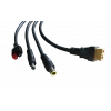 Arçelik 4 in 1 connection cable Taşınabilir Güneş Paneli Aksesuarları