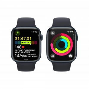 APPLE Apple Watch S9  41mm Gece Yarısı SB M/L Akıllı Saat