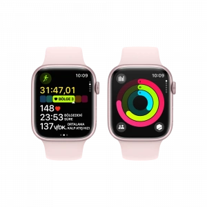 APPLE Apple Watch S9 45mm Pembe SB - S/M Akıllı Saat