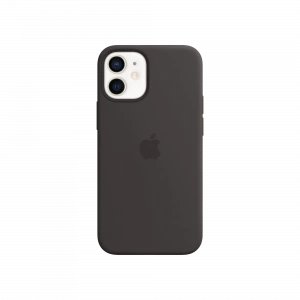 APPLE iPhone 12 mini Silikon Kılıf Siyah Cep Telefonu Aksesuar