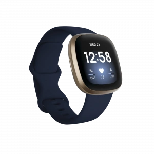 FITBIT Fitbit Versa 3 - Gece Mavisi/Altın Akıllı Saat Giyilebilir Teknoloji