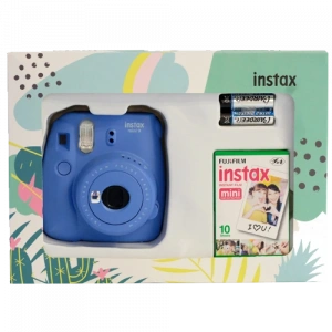 FUJIFILM INSTAX MINI 9 MINI BOX COB BLUE Fotoğraf Makinesi