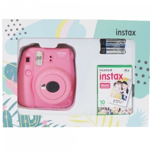 FUJIFILM INSTAX MINI 9 MINI BOX FLA PINK Fotoğraf Makinesi