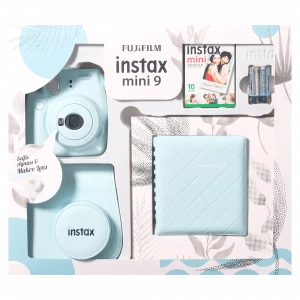 FUJIFILM Mini9Box Albm/kılıf/kgt Mavi Fotoğraf Makinesi