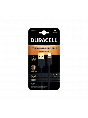 Duracell DURACELL 1M  CABLE BLACK USB A-C Şarj Kabloları